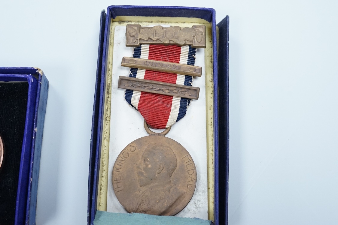 A Chinese Wu Pei Fu Sharpshooter enamelled medal, c.1915, with portrait of Wu Pei Fu to the obverse and crossed foliated rifles to the reverse, 40cm diameter
